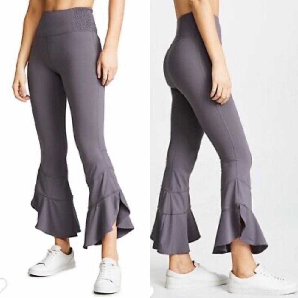 FREE PEOPLE Movement “Ruffle Flare Pants”